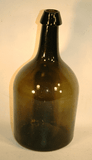 Antique American blown glass bottle