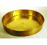 Antique American brass tray