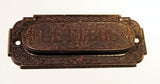 Antique American cast iron LETTERS SLOT