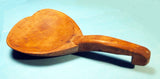 Antique American folk carved wooden paddle