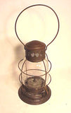Antique American hand lantern circa 1860.