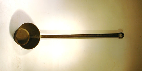 Antique  American long  handle tin water ladle