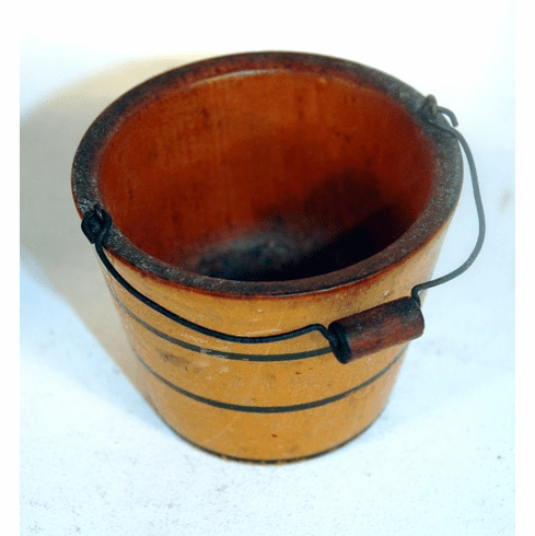 Antique American miniature swing hanlde bucket