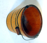 Antique American miniature swing hanlde bucket