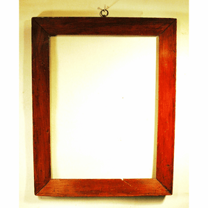 Antique American painted and grained pine frame