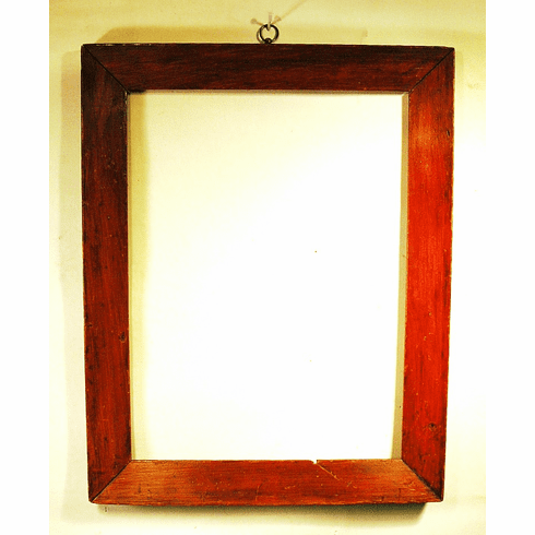 Antique American painted and grained pine frame