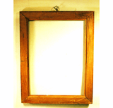 Antique American painted and grained pine frame