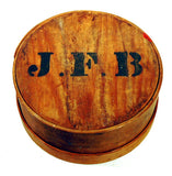 Antique American pantry box J F BROWN