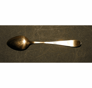 Antique American teaspoon marked D.M