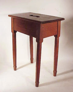 Antique American walnut stool circa 1875