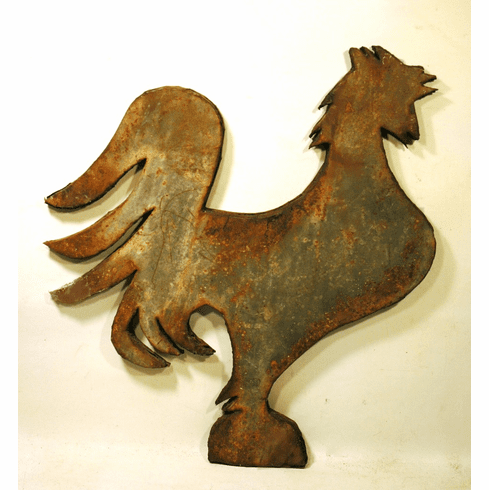 Antique American wood and tin ROOSTER.