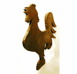 Antique American wood and tin ROOSTER.