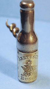 Antique BEER corkscrew ANHEUSER BUSCH