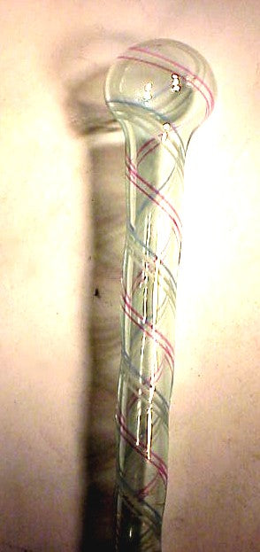 Antique blown whimsey glass cane