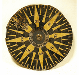 Antique boat compass by Robert Merrill New York