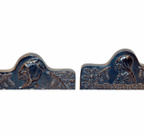 Antique bookends HIAWATHA  poem