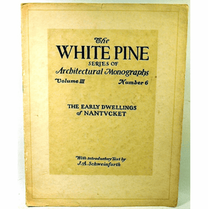 Antique booklet  White Pine series Nantucket 1817