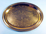 Antique braa oval tray with BI-PLANE