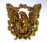 Antique brass American Eagle door knocker