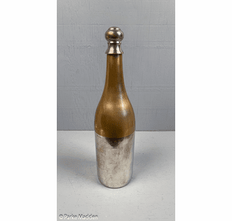 Antique Brass Champagne Bottle Insulator