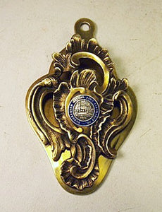 Antique brass letter clip DORCHESTER  INS. CO.