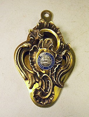 Antique brass letter clip DORCHESTER  INS. CO.