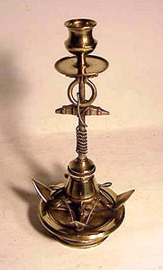 Antique Brass Nautical Candlestick