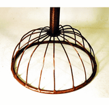 Antique brass wire display stand