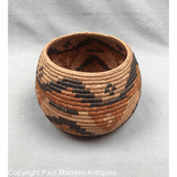Antique California Mission Indian Basket - Cahuilla Band of Indians