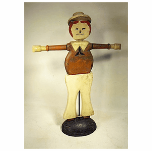 Antique carved and painted NANTUCKET whirligig