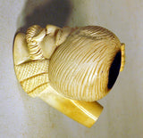 Antique carved Meerschaum pipe bowl from Nantucket