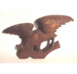 Antique carved wooden American Eagle