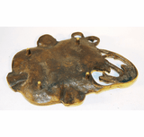 Antique cast brass ash tray