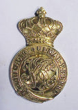 Antique cast brass English Royal crest