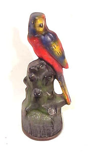 Antique cast-iron doorstop of a PARROT