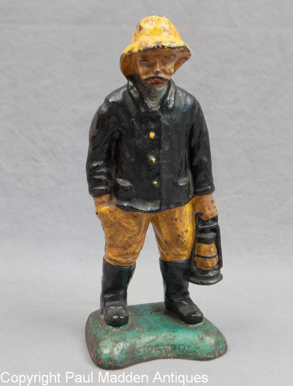 Antique Cast Iron Doorstop - The Patrol