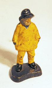 Antique cast iron OLD SALT doorstop
