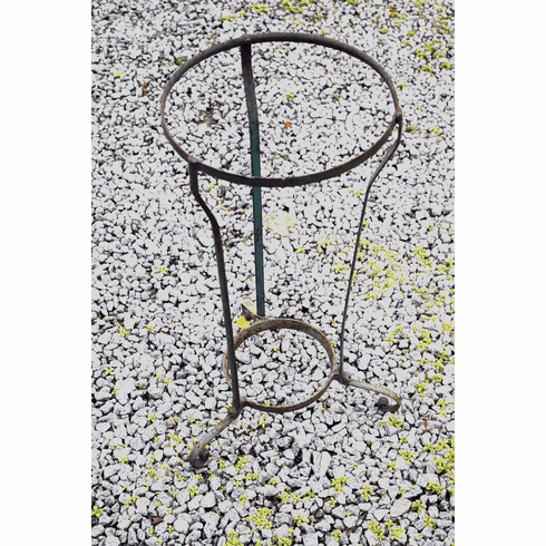 Antique cast iron pitcher and bowl stand