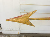 Antique Church Scroll Banner Weathervane - J.W. Fiske