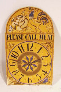 Antique door sign