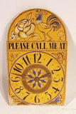 Antique door sign