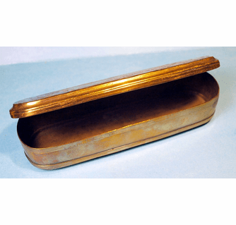 dutch tobacco box Antique DUTCH brass tobacco box