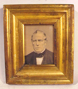 Antique framed photograph of Captain Zenas Doane Bassett