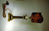 Antique French candlestick lamp