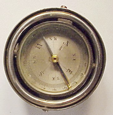Antique gimballed magneitc compass