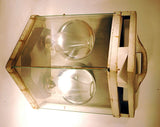 Antique handmade double oil lamp LANTERN