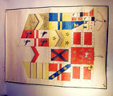 Antique HERALDIC watercolor.