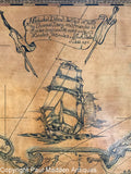 Antique Map of Nantucket by Alexander Dumas