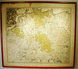Antique map of northern Germany by HOMANN