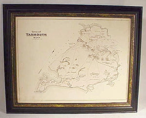 Antique map of Yarmouth, Cape Cod, 1880